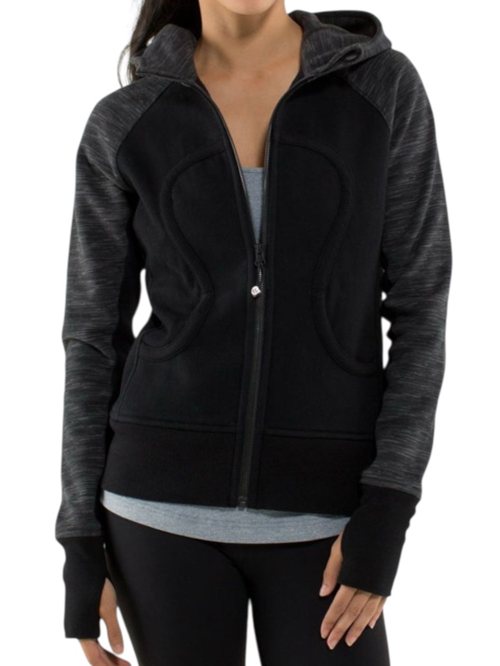 Lululemon Scuba Hoodie Stretch Black Wee Are From Space September Size 4